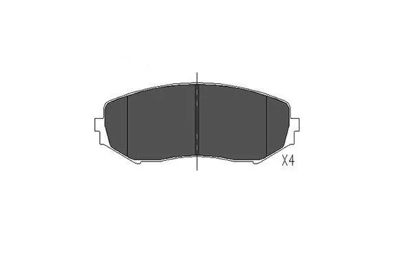 Kavo Parts KBP-8512 Тормозные колодки