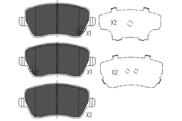 Kavo Parts KBP-8522 Тормозные колодки