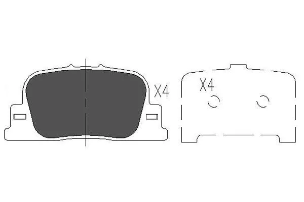 Kavo Parts KBP-9069 Гальмівні колодки