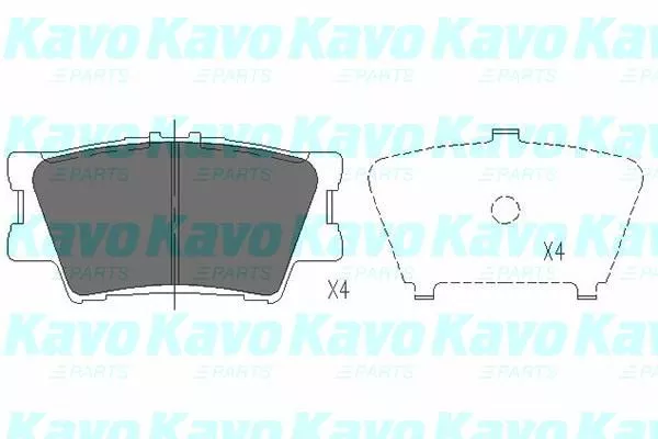 Kavo Parts KBP-9086 Тормозные колодки