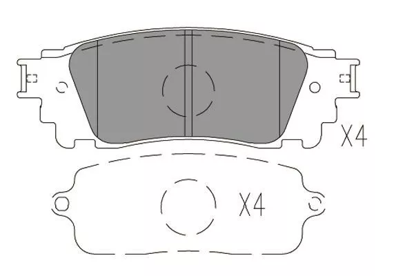 Kavo Parts KBP-9149 Тормозные колодки