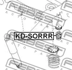 Febest KD-SORRR Отбойник амортизатора