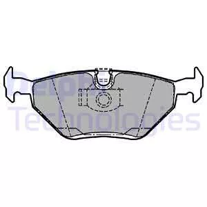 DELPHI LP1107 Тормозные колодки