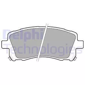 Delphi LP1663 Гальмівні колодки