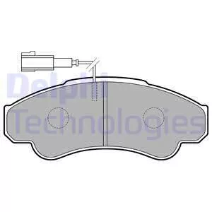 Delphi LP1751 Гальмівні колодки