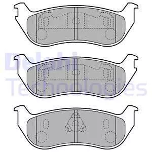 Delphi LP1859 Тормозные колодки
