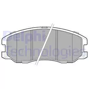 DELPHI LP1987 Тормозные колодки