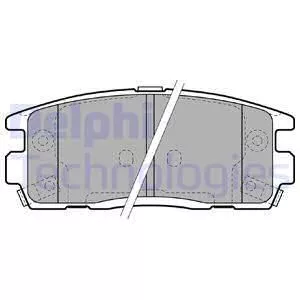 Delphi LP1988 Тормозные колодки