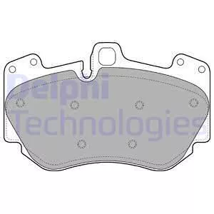 DELPHI LP2120 Тормозные колодки