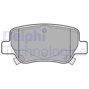 Delphi LP2206 Тормозные колодки