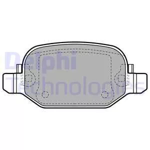 Delphi LP2475 Тормозные колодки