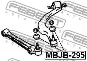 Febest MBJB-295 Ремкомплект шаровой опоры