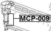 Febest MCP-009 Наконечник катушки зажигания