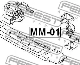 Febest MM-01 Подушка двигателя