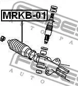 Febest MRKB-01 Пыльник рулевой рейки