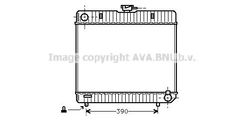 AVA QUALITY COOLING MS 2042 Радиатор охлаждения двигателя