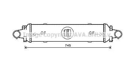 AVA QUALITY COOLING MSA 4593 Інтеркулер