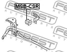 Febest MSB-CSR Втулка стабилизатора