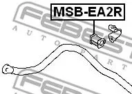 Febest MSB-EA2R Стабілізатор