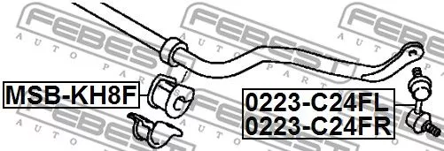 Febest MSB-KH8F Стабилизатор