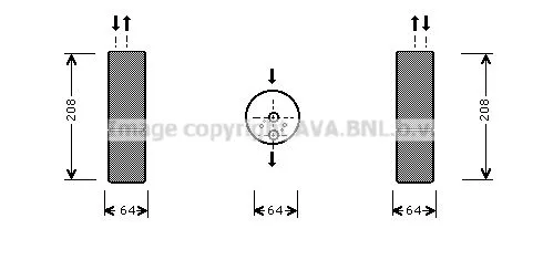 AVA QUALITY COOLING MS D053 Осушувач