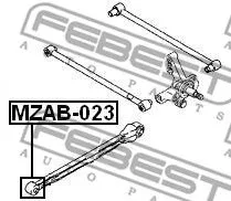 Febest MZAB-023 Сайлентблок рычага