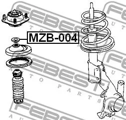 Febest MZB-004 Опорний підшипник амортизатора