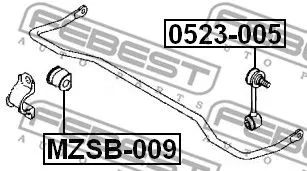 Febest MZSB-009 Втулка стабилизатора