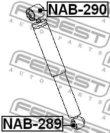 Febest NAB-289 Амортизатор