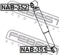 Febest NAB-351 Амортизатор