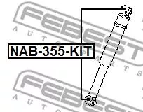 Febest NAB-355-KIT Комплект (пильовики + відбійники)