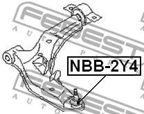 Febest NBB-2Y4 Ремкомплект шаровой опоры