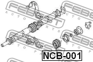 Febest NCB-001 Подвесной подшипник