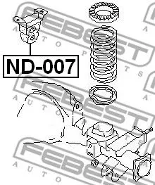 Febest ND-007 Отбойник амортизатора