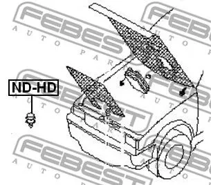 Febest ND-HD Амортизатор