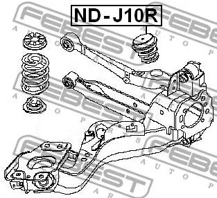 Febest ND-J10R Отбойник амортизатора