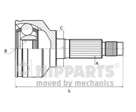 Nipparts J2830300 ШРУС