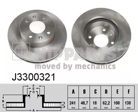Nipparts J3300321 Диски