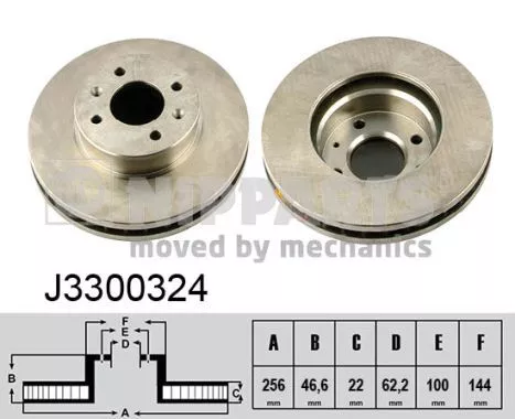 Nipparts J3300324 Тормозные диски