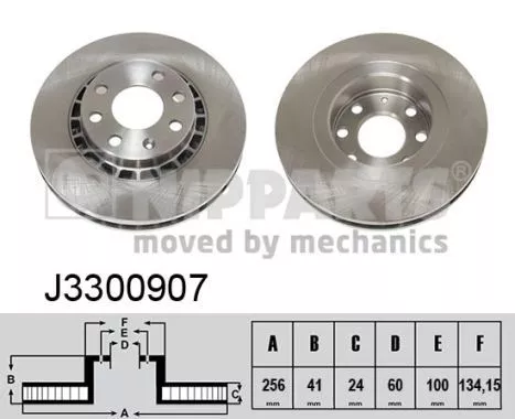 Nipparts J3300907 Тормозные диски