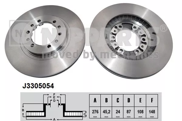 Nipparts J3305054 Тормозные диски