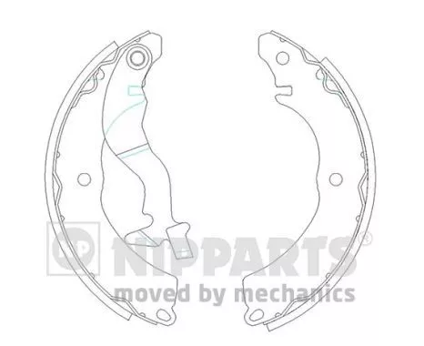 Nipparts J3505038 Тормозные колодки
