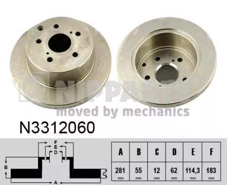 Nipparts N3312060 Диски