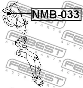 Febest NMB-033 Подушка двигателя