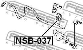 Febest NSB-037 Стабилизатор