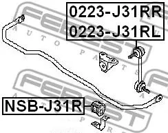 Febest NSB-J31R Стабилизатор