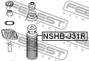 Febest NSHB-J31R Пыльник амортизатора