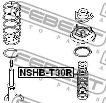 Febest NSHB-T30R Пыльник амортизатора
