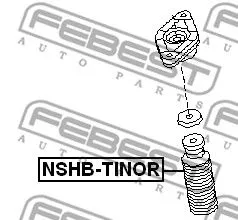 Febest NSHB-TINOR Пыльник амортизатора