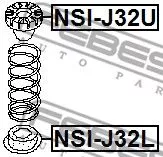 Febest NSI-J32L Тарелка пружины